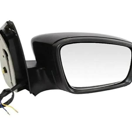 door mirror black electronic manual