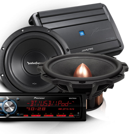 car radio audio speakers boom box amplifier