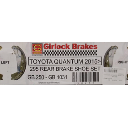 girlock quantum brake shoes